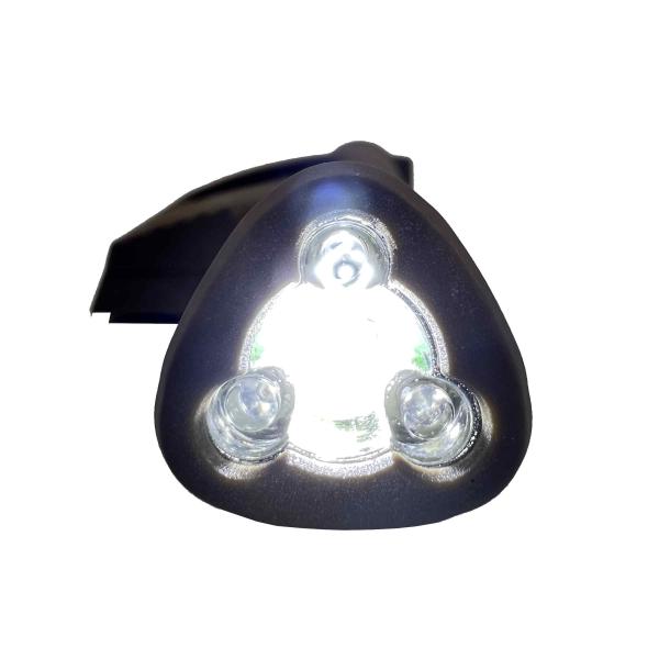 LED Helmlampe IR Weiß Rot Grün in Coyote Braun